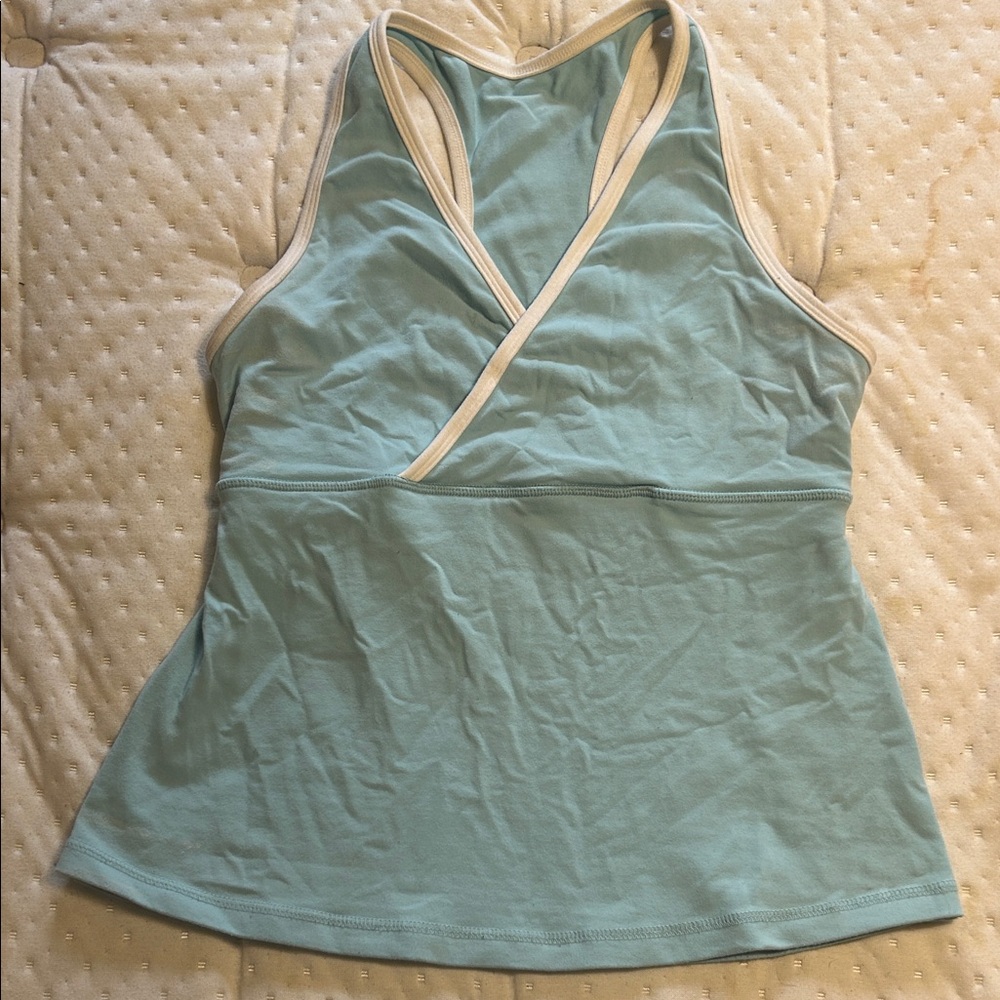 lululemon athletica Light teal Tank Top